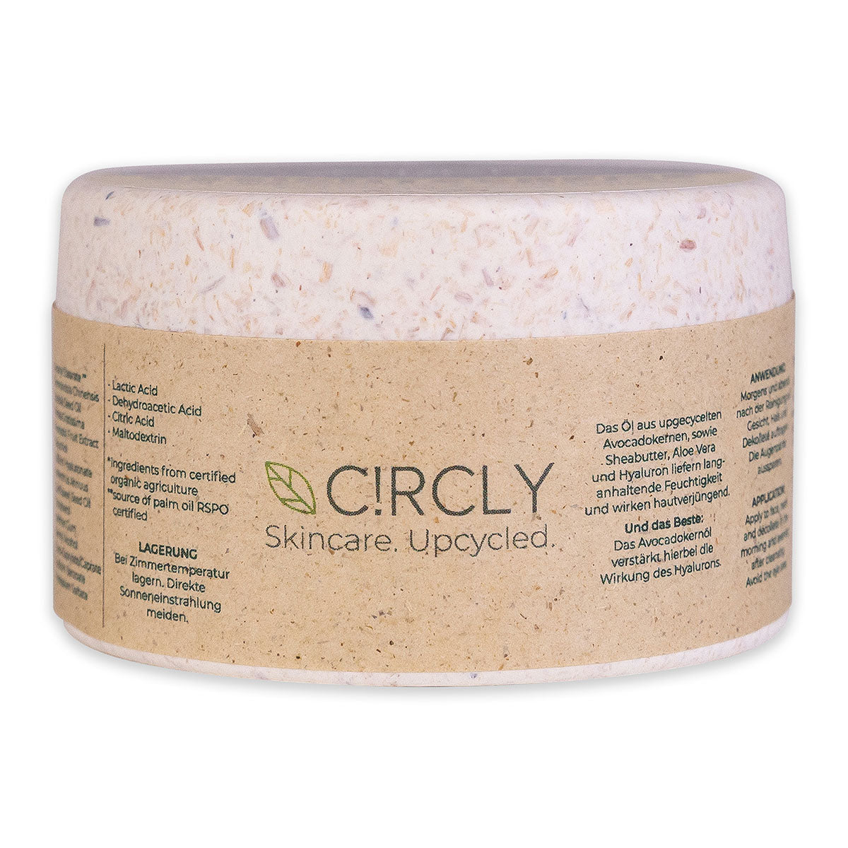 C!RCLY Gesichtscreme mit Avocado, Aloe Vera, Sheabutter und Hyaluron