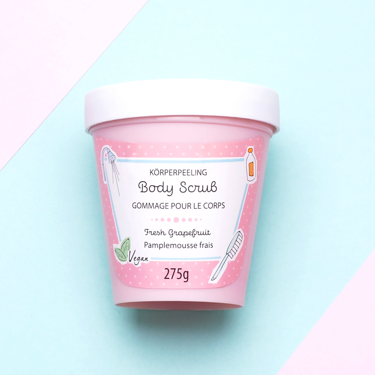 Badefee Candy Line Körperpeeling Fresh Grapefruit