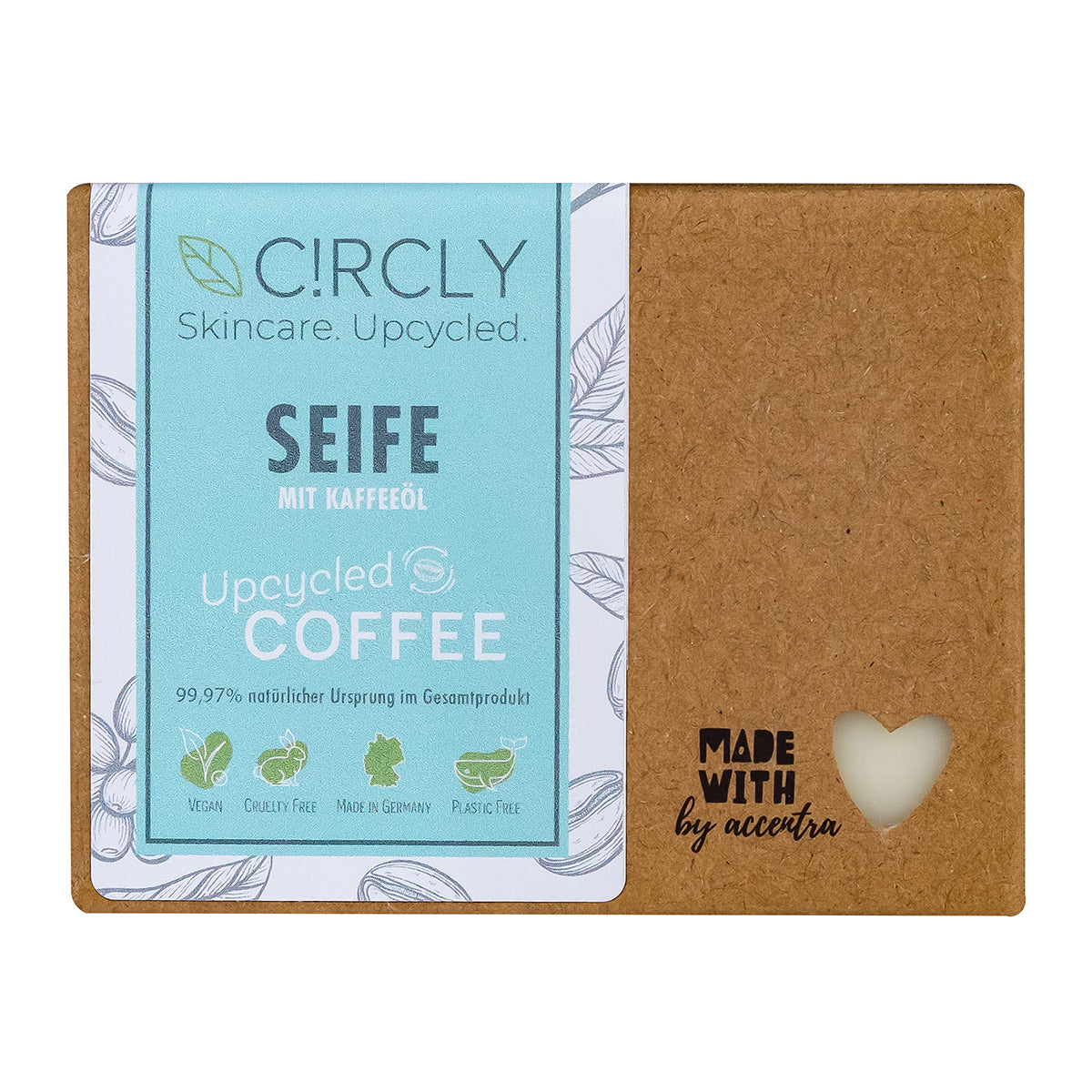 C!RCLY Vegane Seife mit Kaffeeöl für Hande und Körper