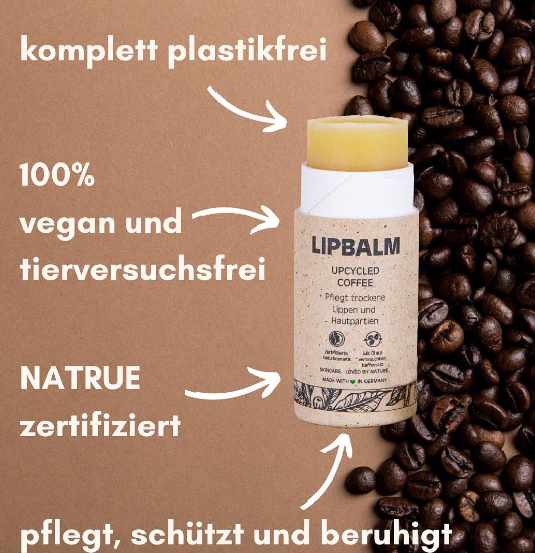C!RCLY Lippenpflegestift upgecyceltem Kaffeeöl, Kokosöl Sheabutter
