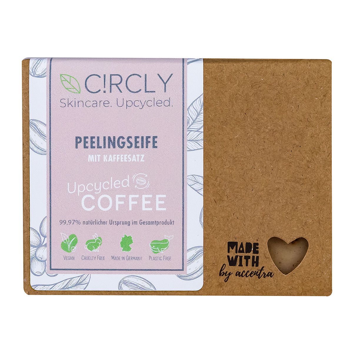 C!RCLY Kaffeeseife mit Peelingeffekt