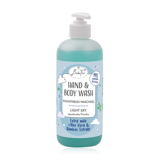 Badefee Sulfatfreie Hand & Body Wash "Light Sky"