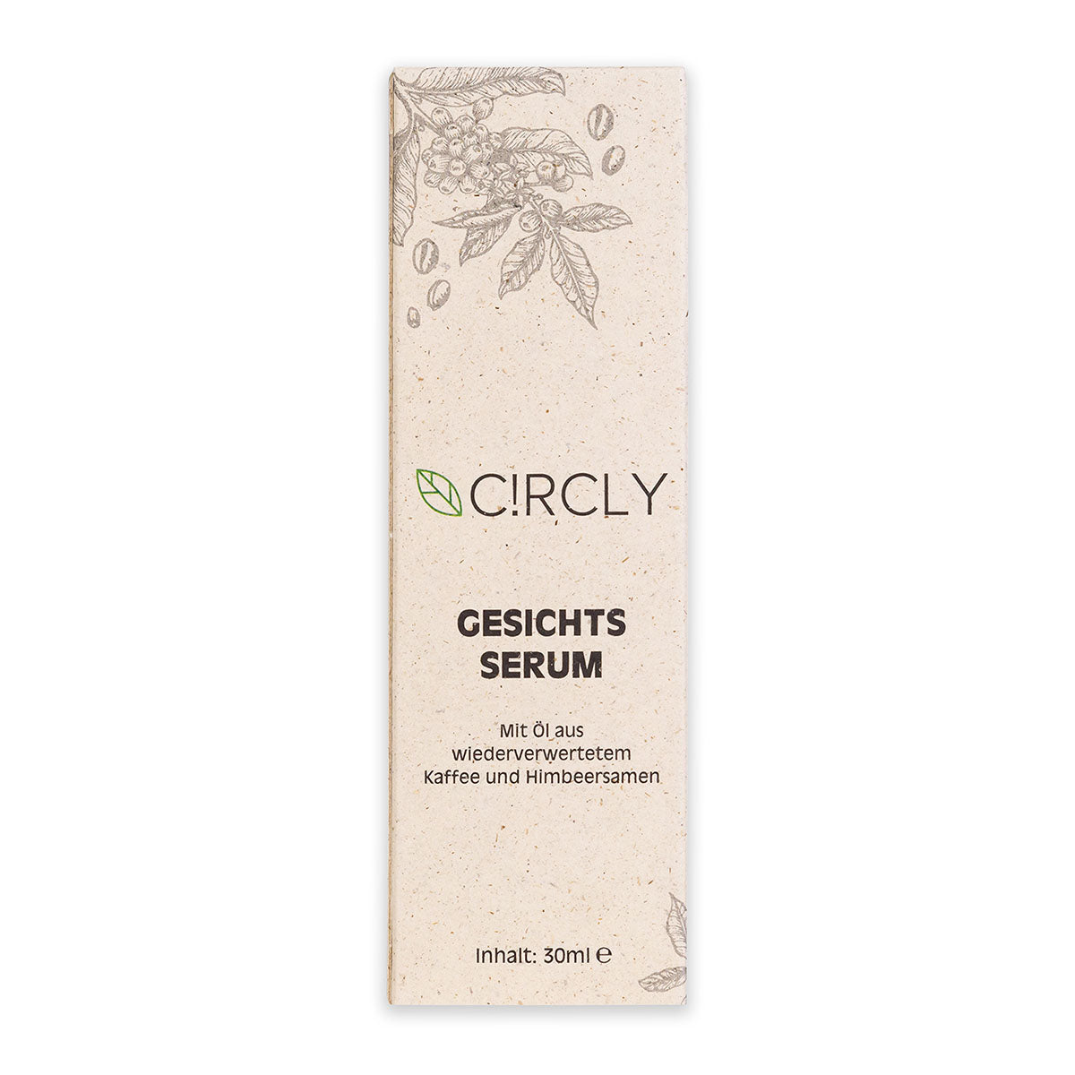 C!RCLY Gesichtsserum Kaffeeöl, Himbeeröl & Hagebuttenöl