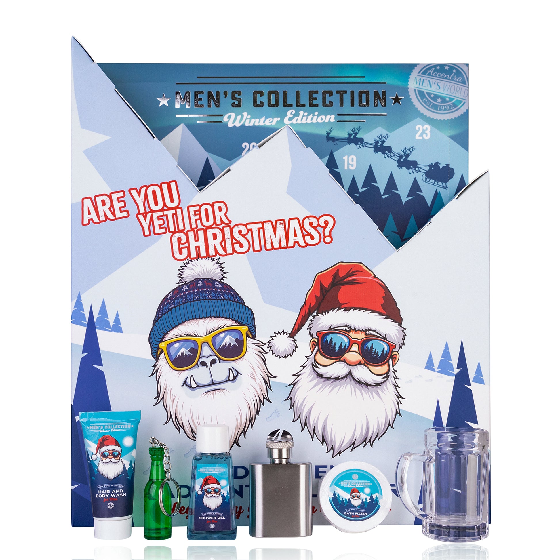 Adventskalender Mens Collection Winter Edition Inhalt