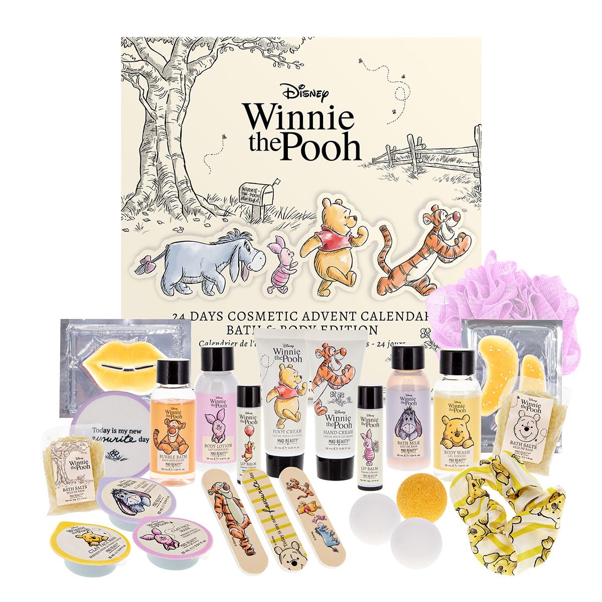 Mad Beauty Adventskalender WINNIE THE POOH in aufklappbarer Box
