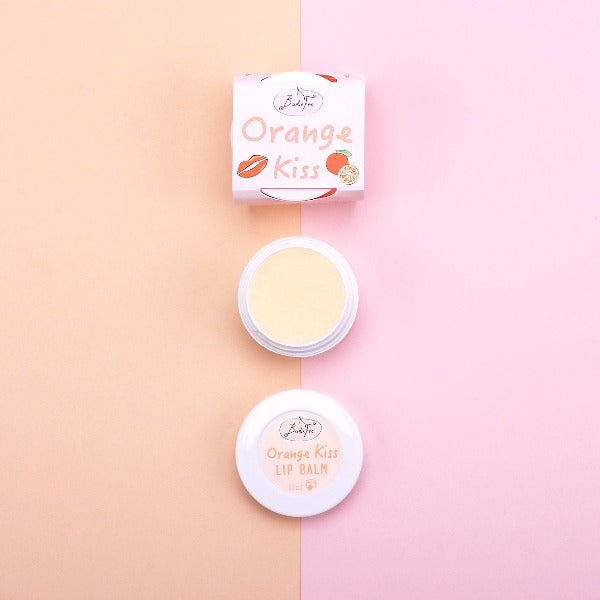 Badefee Lippenbalsam Orange Kiss  mit Bienenwachs & Orangeduft, mikroplastikfrei