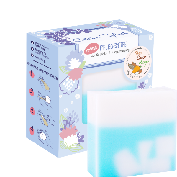 Pflegeseife Cotton Splash
