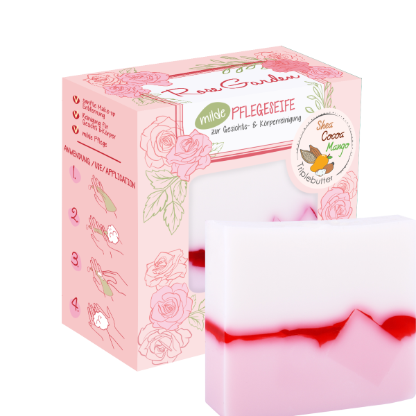 Badefee Pflegeseife Rose Garden