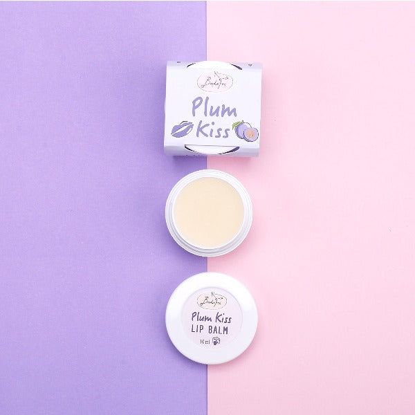 Badefee Lippenbalsam Plum Kiss  mit Bienenwachs & natürlichem Duft, mikroplastikfrei