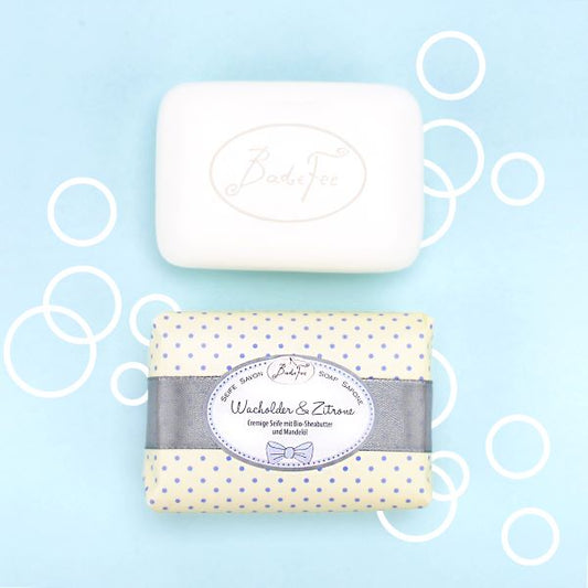 Badefee Stückseife Wachholder & Zitrone