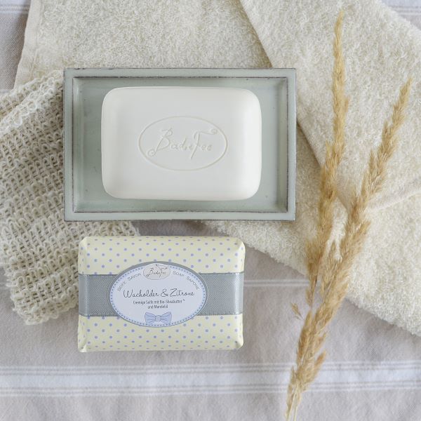 Badefee Stückseife Wachholder & Zitrone