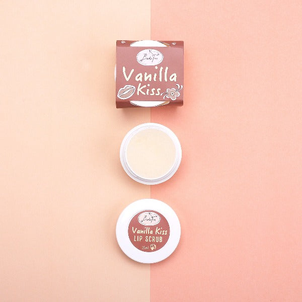 Badefee Lippenpeeling Vanilla Kiss  mit Bienenwachs, Zucker & natürlichem Duft, mikroplastikfrei