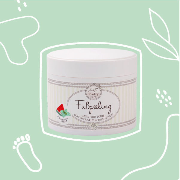 BADEFEE - Fußpeeling Pretty Feet "Wassermelone-Minze"