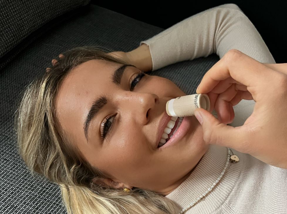 Lippenpflegestift mit upgecyceltem Kaffeeöl